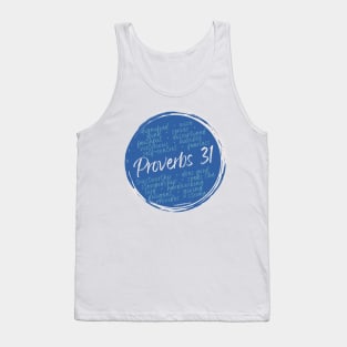 Proverbs 31 Pursue the Wisdom of God instead of the World Tank Top
